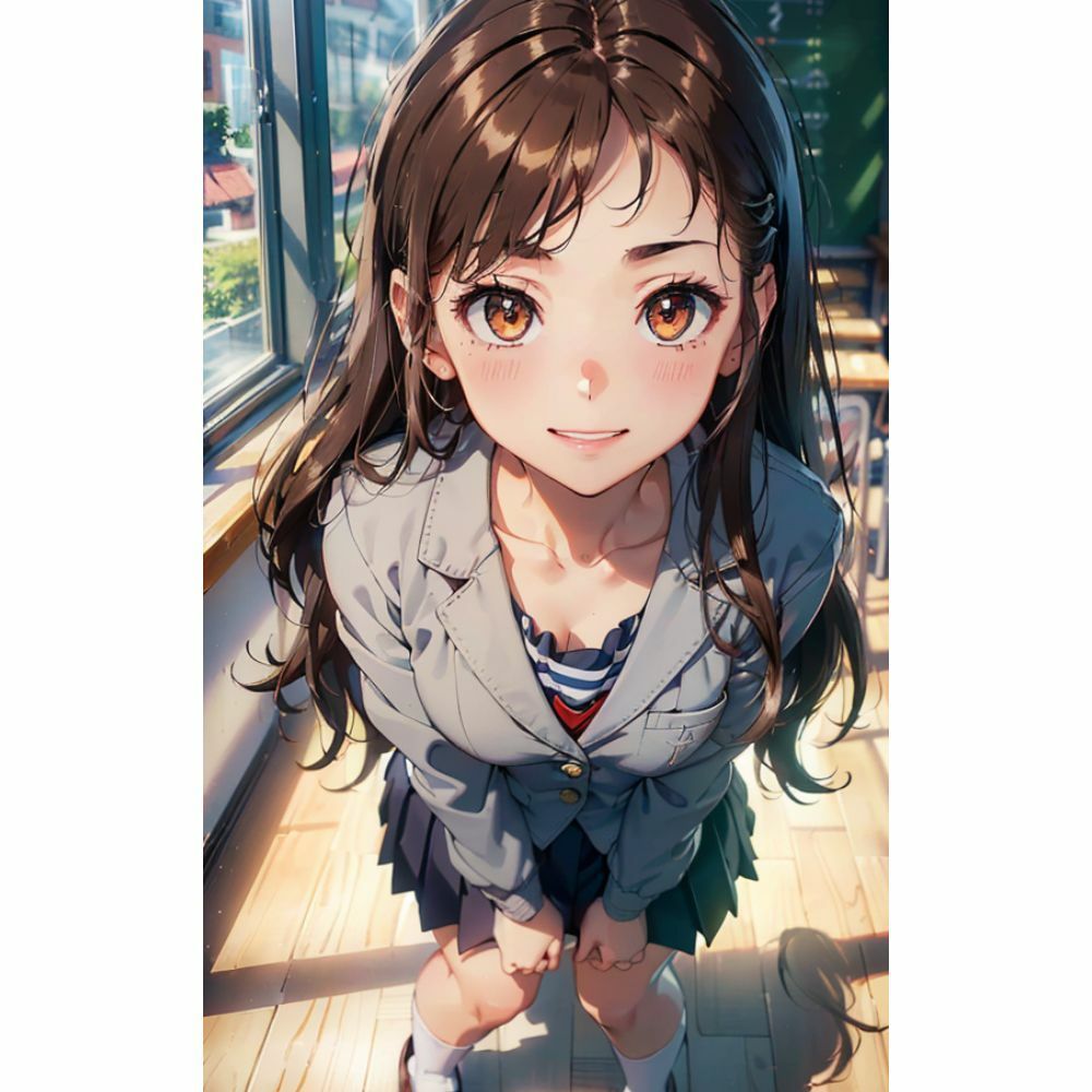 放課後の教室で美女と二人きり サンプル9ページ目