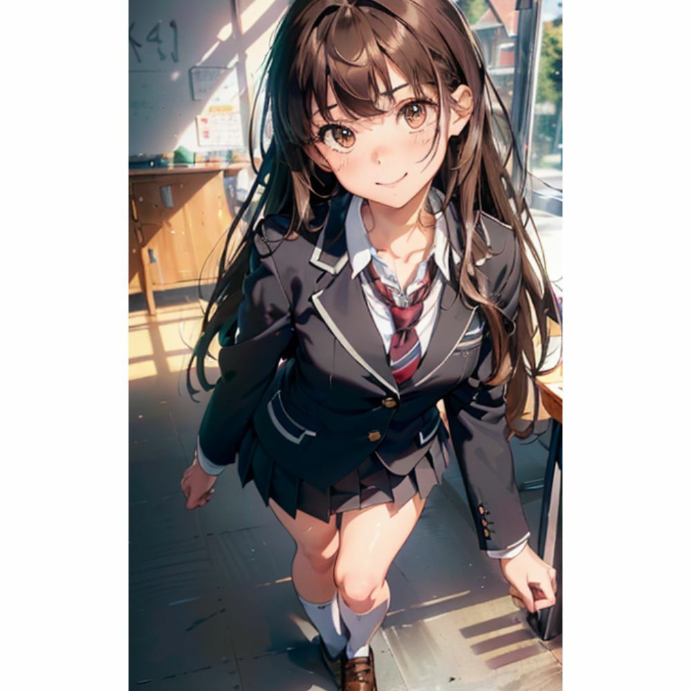 放課後の教室で美女と二人きり サンプル10ページ目