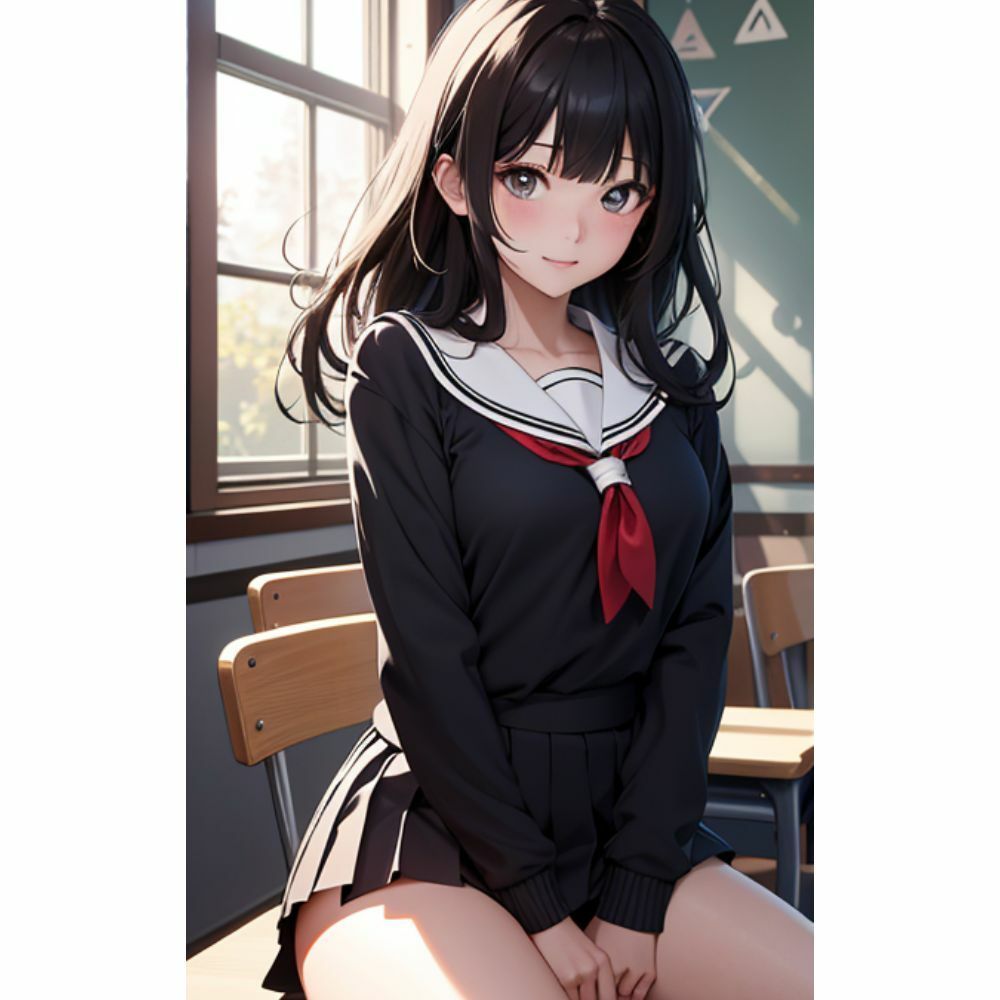 かわいい女の子がミニスカでパンチラしている サンプル3ページ目