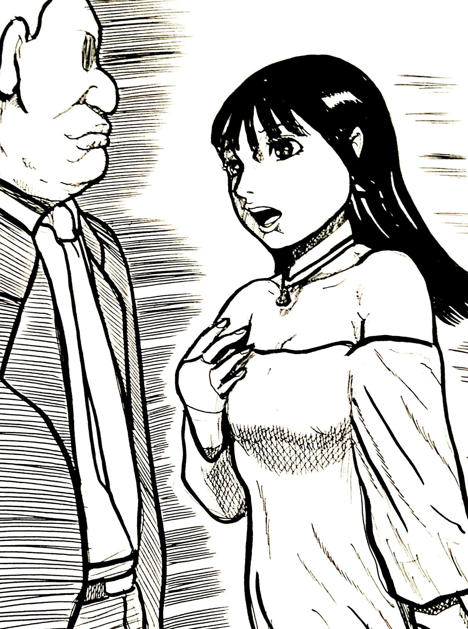 若い娘と女衒調教師 サンプル2ページ目