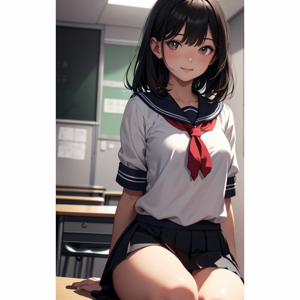 かわいい女の子がミニスカでパンチラしてくる サンプル1ページ目