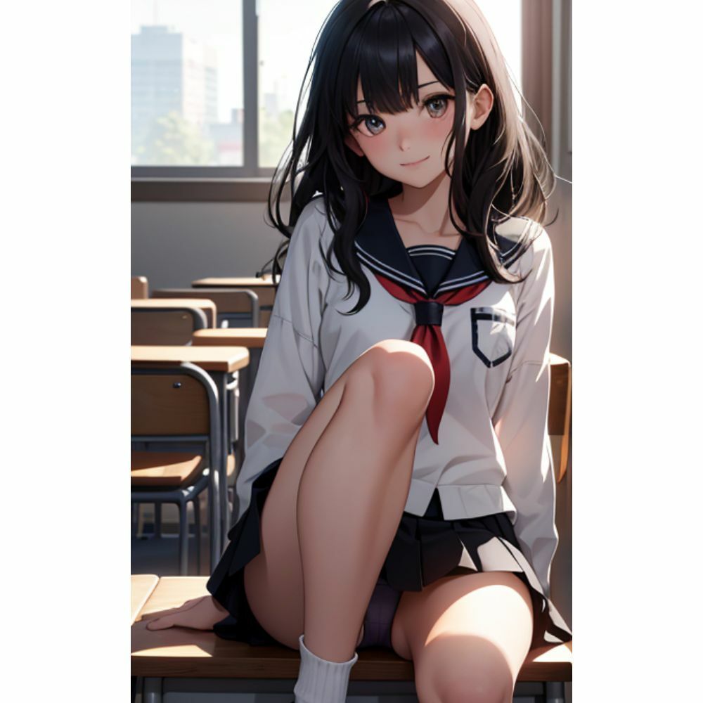 かわいい女の子がミニスカでパンチラしてくる サンプル4ページ目