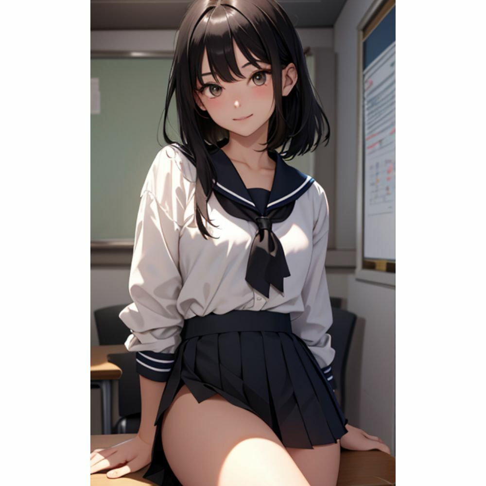 かわいい女の子がミニスカでパンチラしてくる サンプル5ページ目