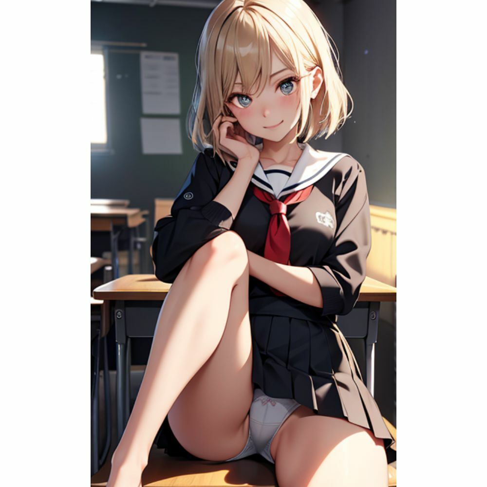 かわいい女の子がミニスカでパンチラしてくる サンプル7ページ目