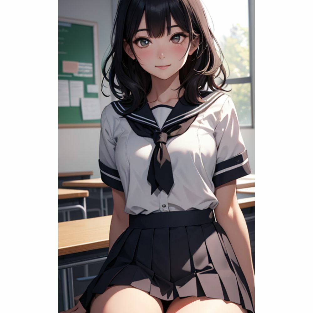 かわいい女の子がミニスカでパンチラしてくる サンプル9ページ目