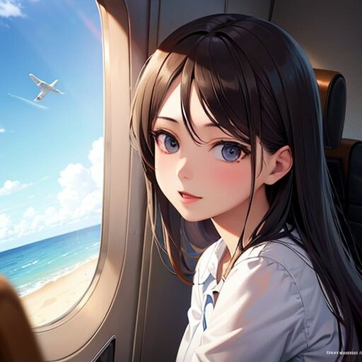 キャビンアテンダントの一日 サンプル1ページ目