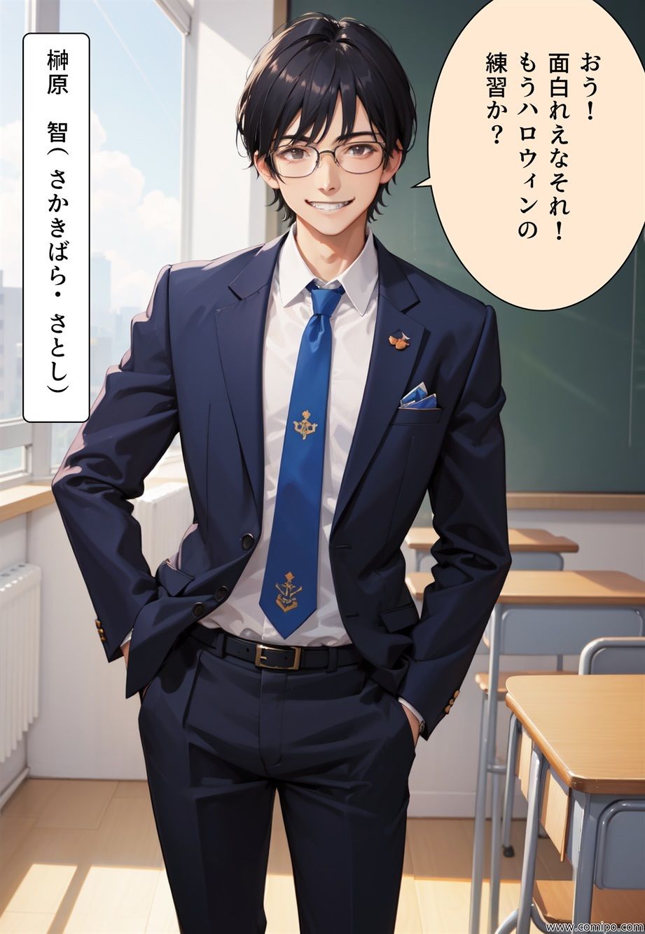 真・正義戦士ジャスティス・ボーイ 完全版 第1話「怪人・かもめ男とセーラー服」 サンプル4ページ目