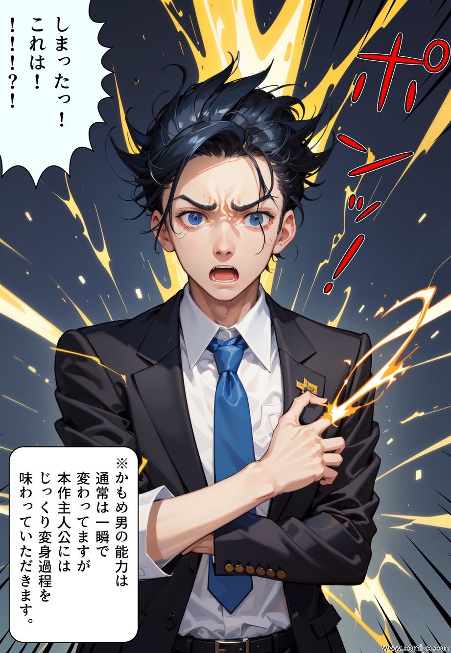 真・正義戦士ジャスティス・ボーイ 完全版 第1話「怪人・かもめ男とセーラー服」 サンプル6ページ目