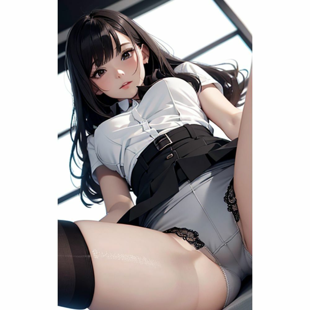 綺麗なお姉さんのパンツを下から見る:ローアングル サンプル2ページ目