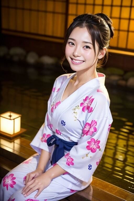 AI生成美女写真集 vol3 温泉美女 サンプル6ページ目
