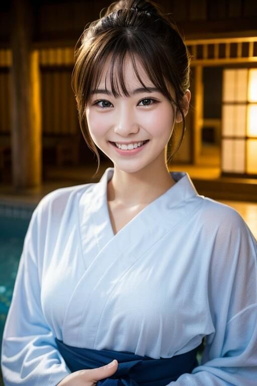 AI生成美女写真集 vol3 温泉美女 サンプル10ページ目