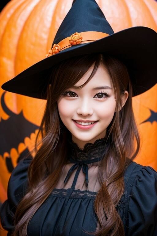 AI生成美女写真集 vol4 ハロウィン美女 サンプル10ページ目