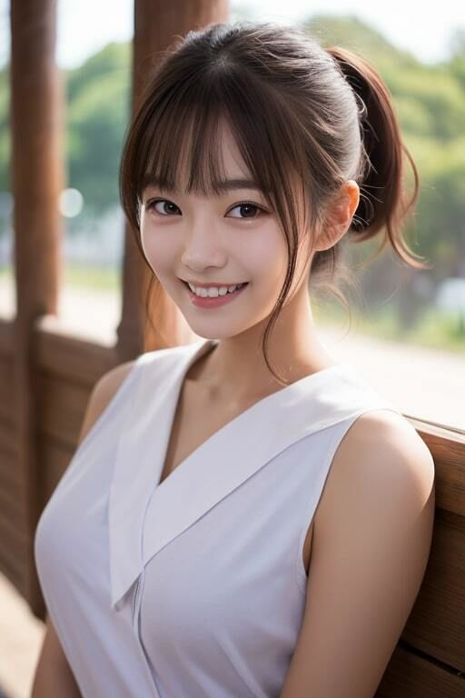 AI生成美女写真集 vol5 清楚美女 サンプル1ページ目