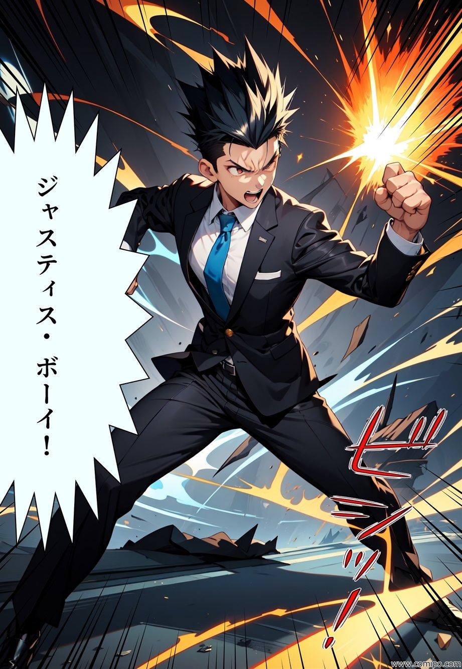 真・正義戦士ジャスティス・ボーイ 完全版 第2話「怪人・白鳥男とチュチュ」 サンプル9ページ目