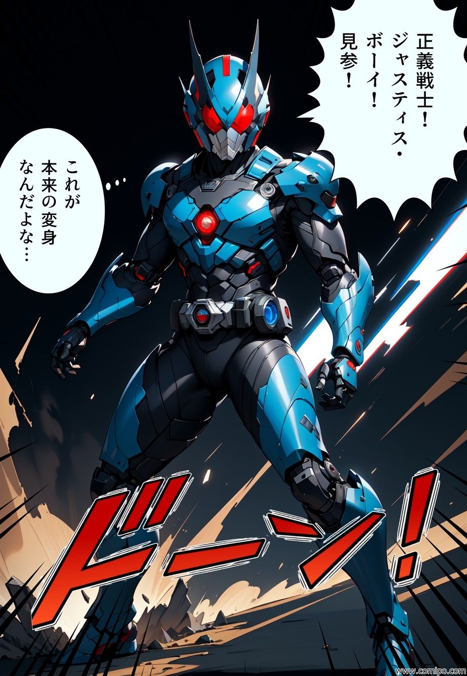 真・正義戦士ジャスティス・ボーイ 完全版 第2話「怪人・白鳥男とチュチュ」 サンプル10ページ目