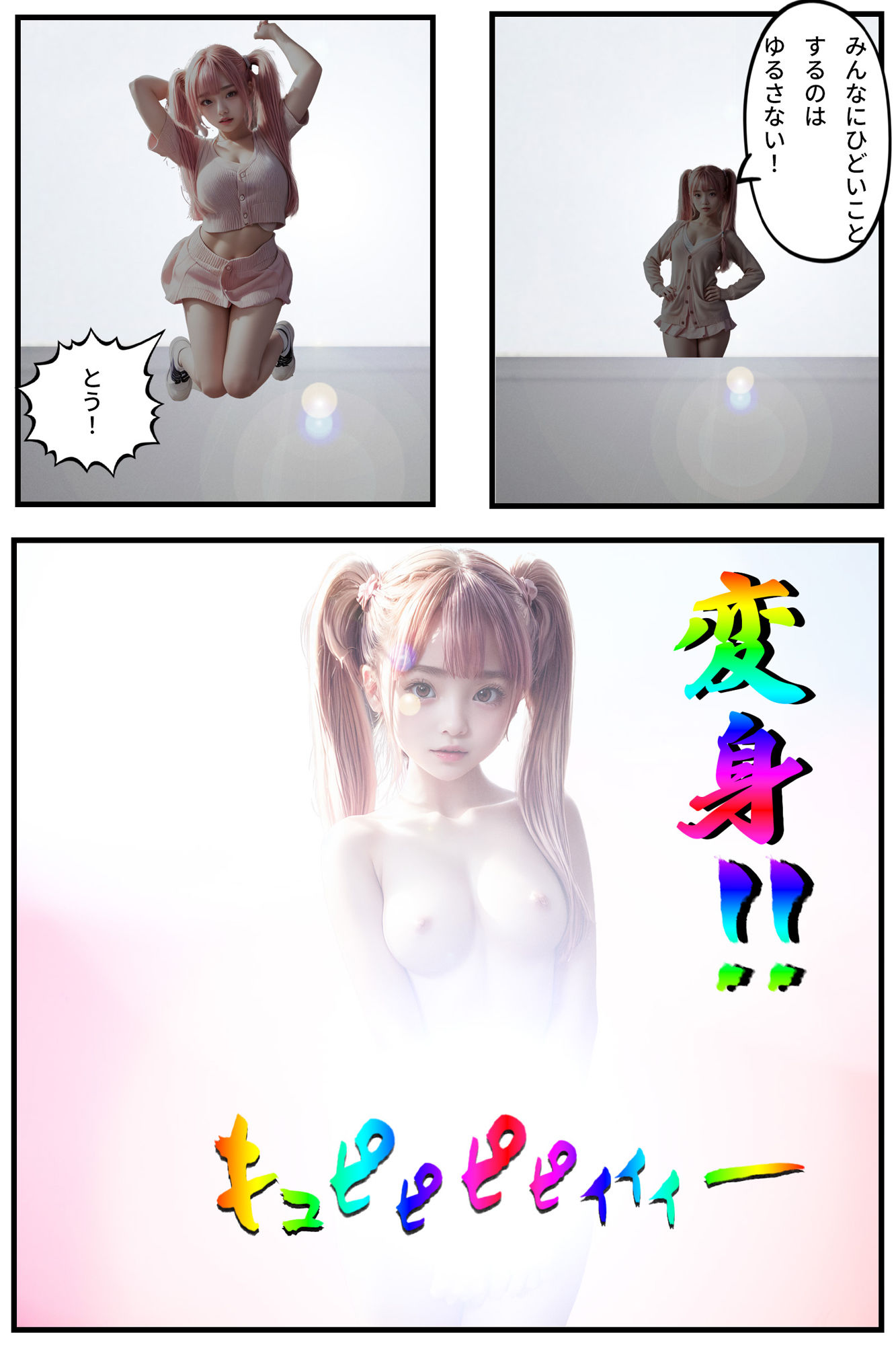 サキュバスリリコとマジカルセイラ サンプル5ページ目