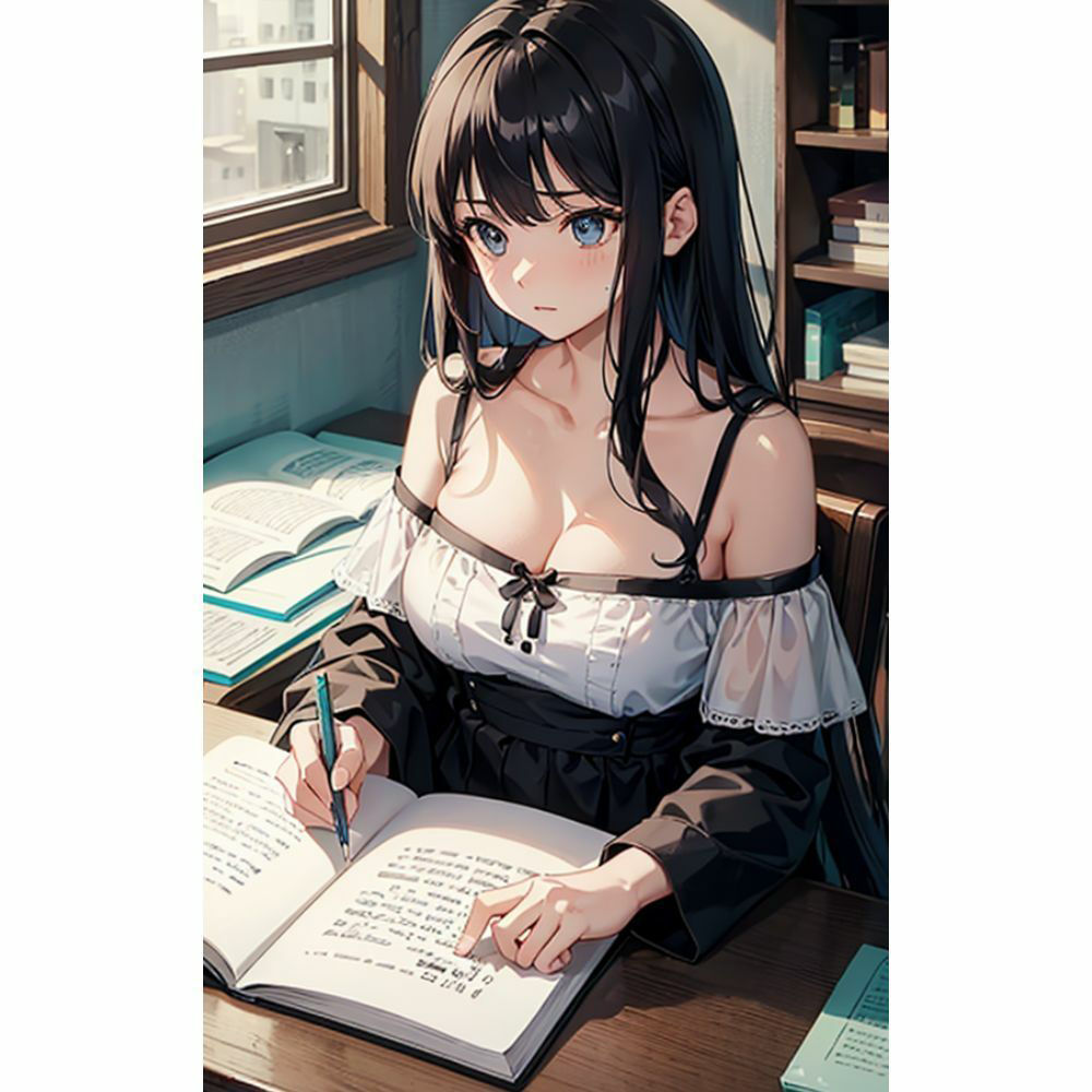 家庭教師先の女の子の谷間がエロ過ぎて勉強どころじゃない サンプル3ページ目