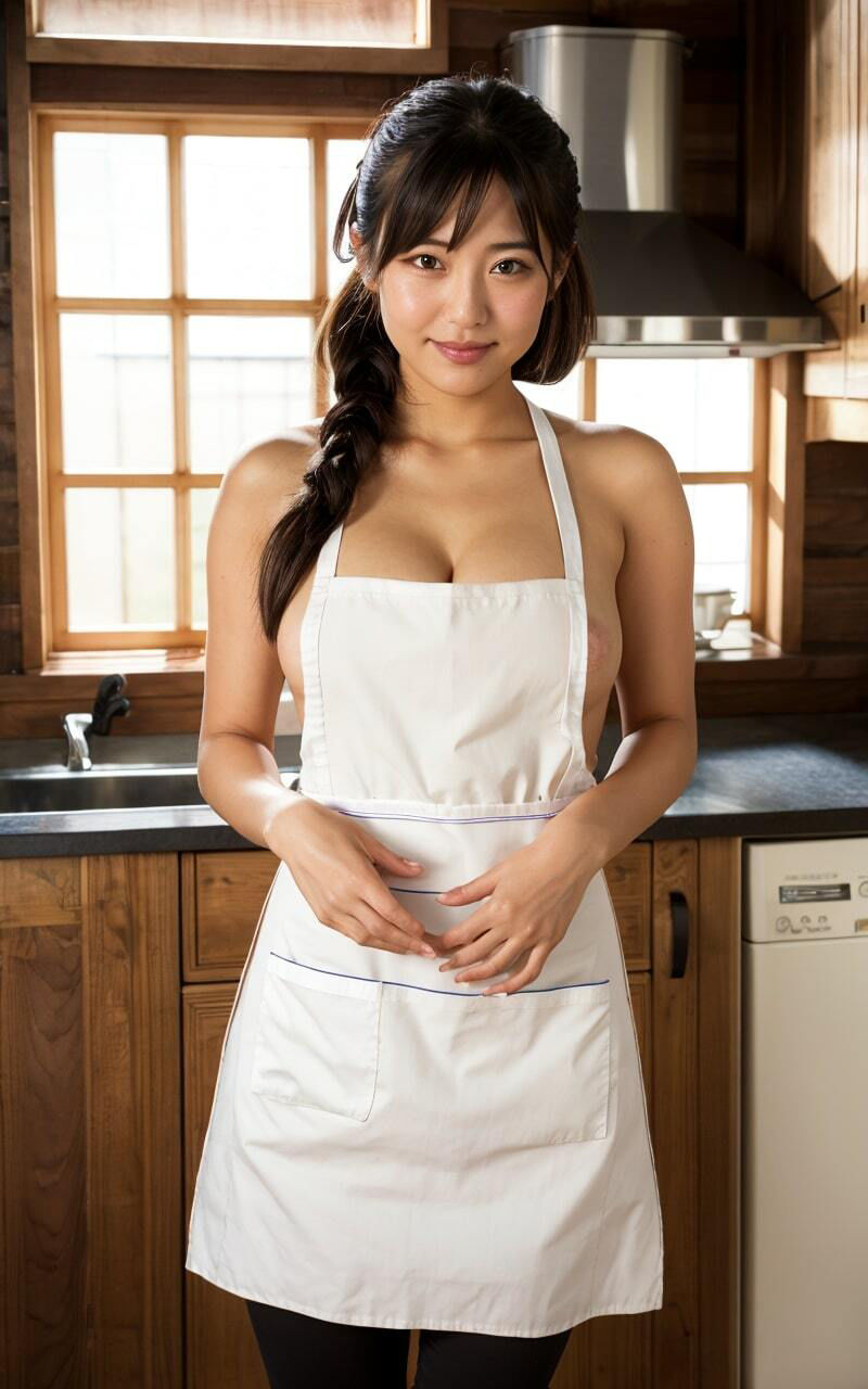 灼熱の裸エプロン サンプル1ページ目