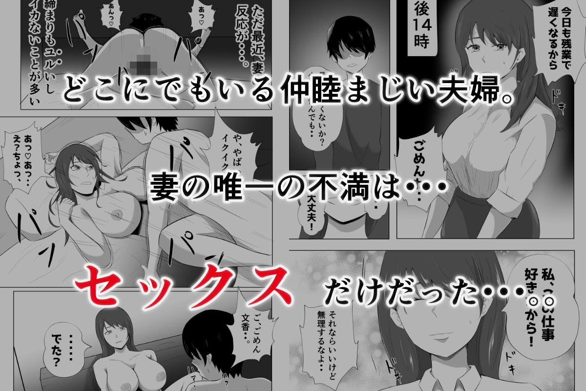 妻が俺に内緒で同人AVに出ているのだが・・・。 サンプル1ページ目