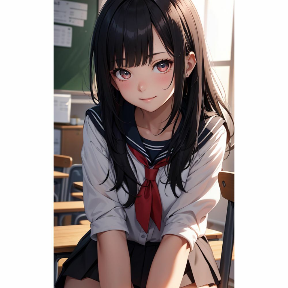 かわいい女の子がパンチラしている サンプル1ページ目