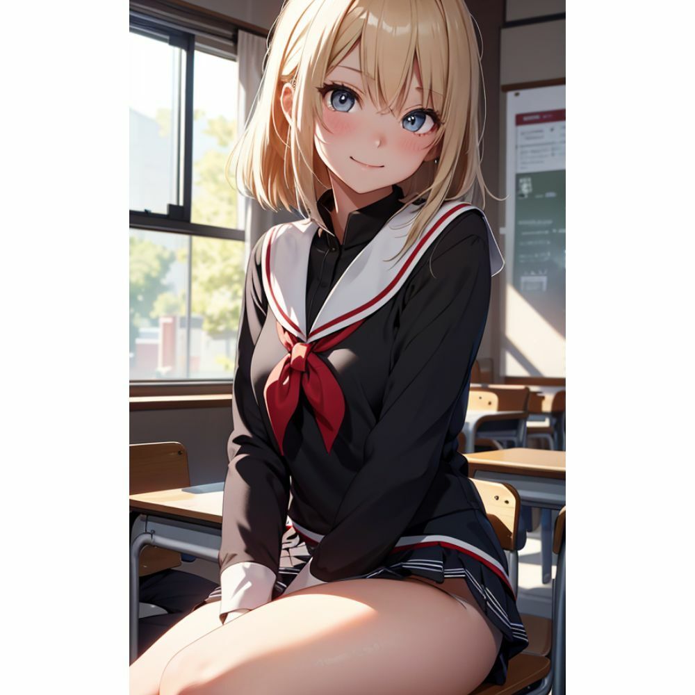 かわいい女の子がパンチラしている サンプル4ページ目
