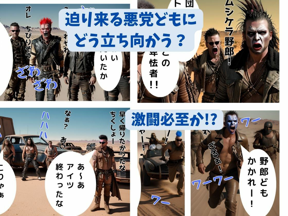 エロとバイオレンスに満ちた世紀末の世界に飛ばされて美人奴●たちを次々と解放してあげるかわりに一発やらせてもらう救世主とはオレのことだ 関松宏 サンプル2ページ目