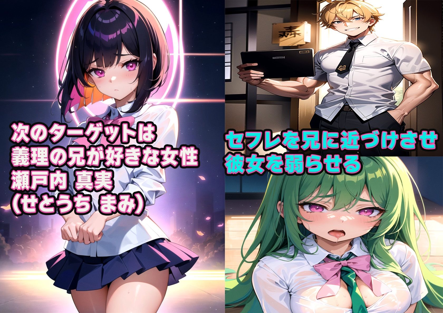 後輩女子が転校生に寝取られる-瀬戸内真実編- サンプル2ページ目