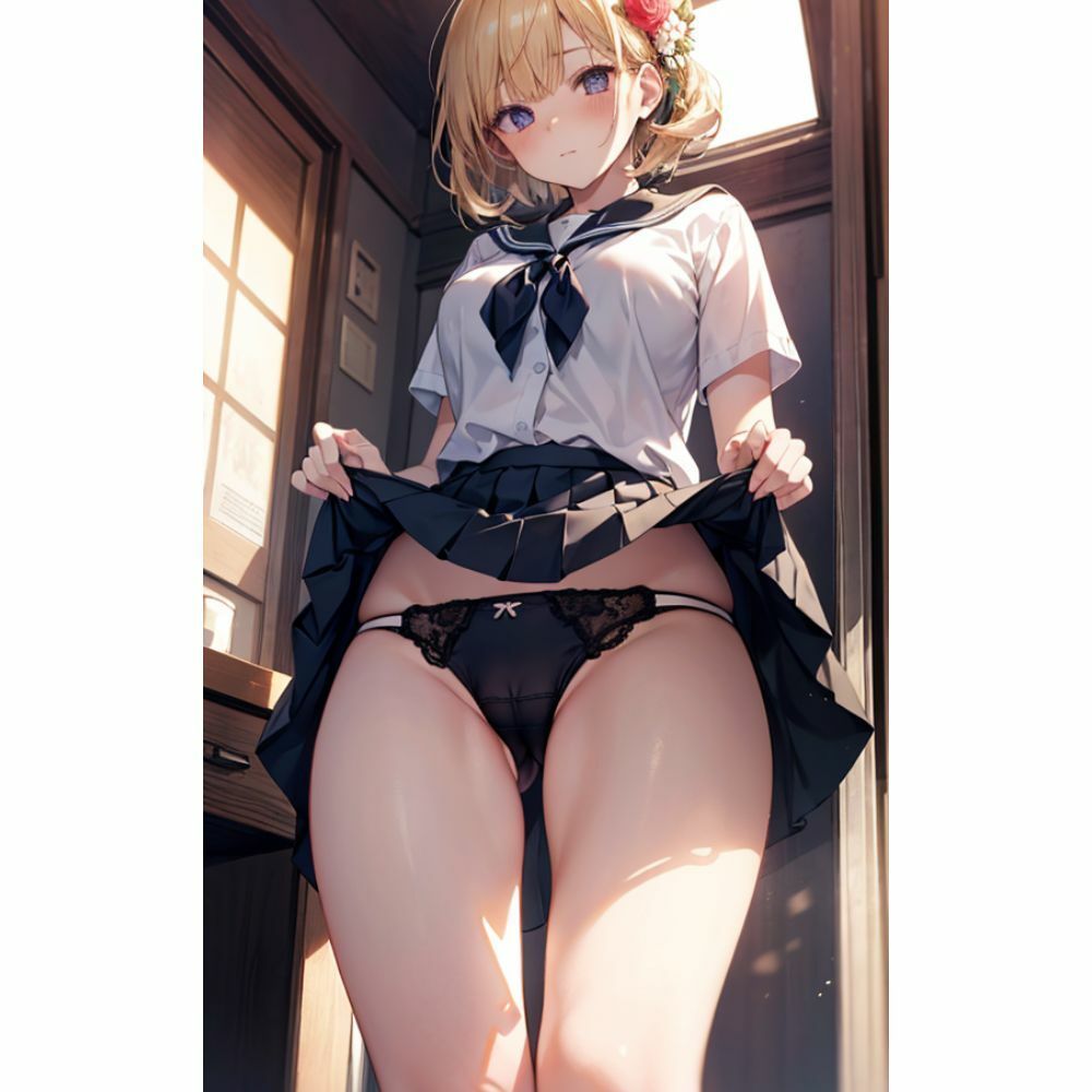 セルフパンチラ サンプル2ページ目