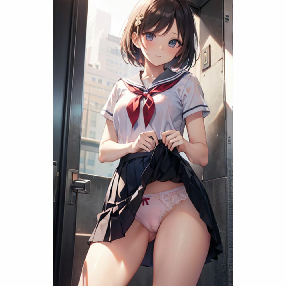 セルフパンチラ サンプル5ページ目