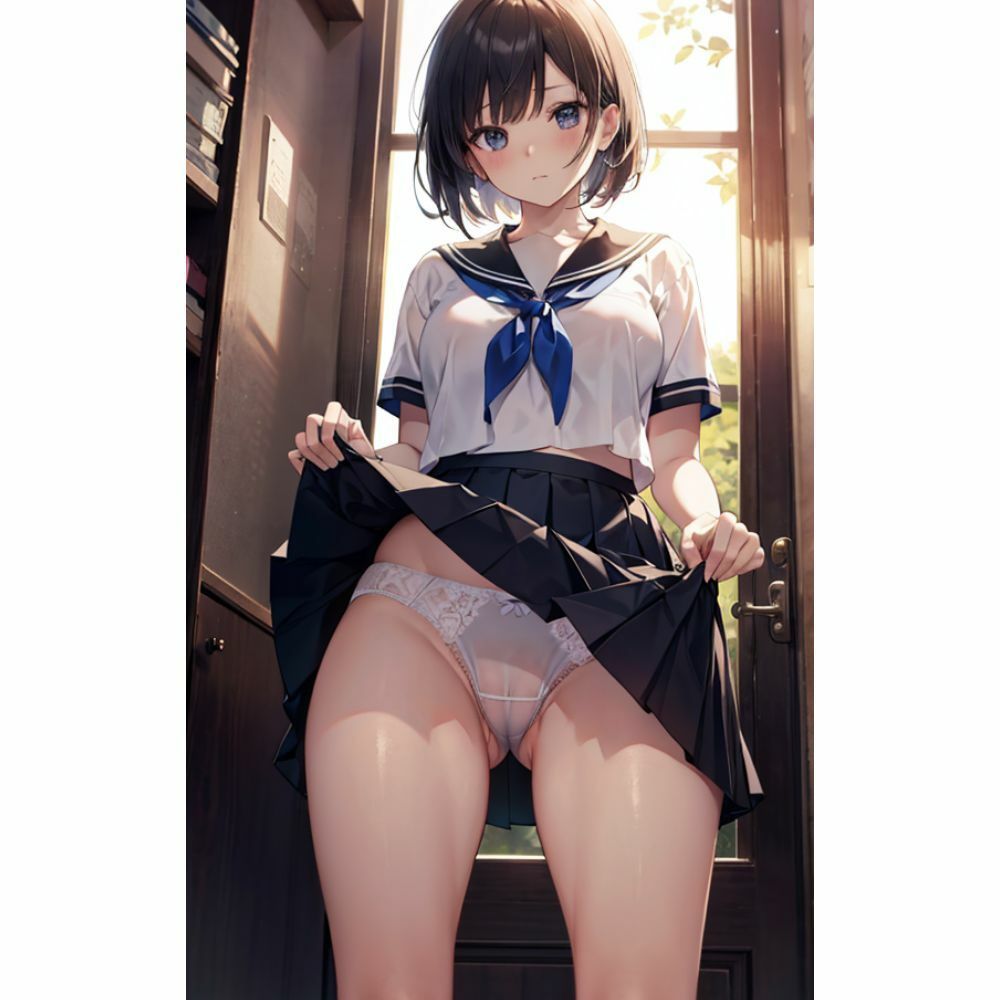 セルフパンチラ サンプル9ページ目
