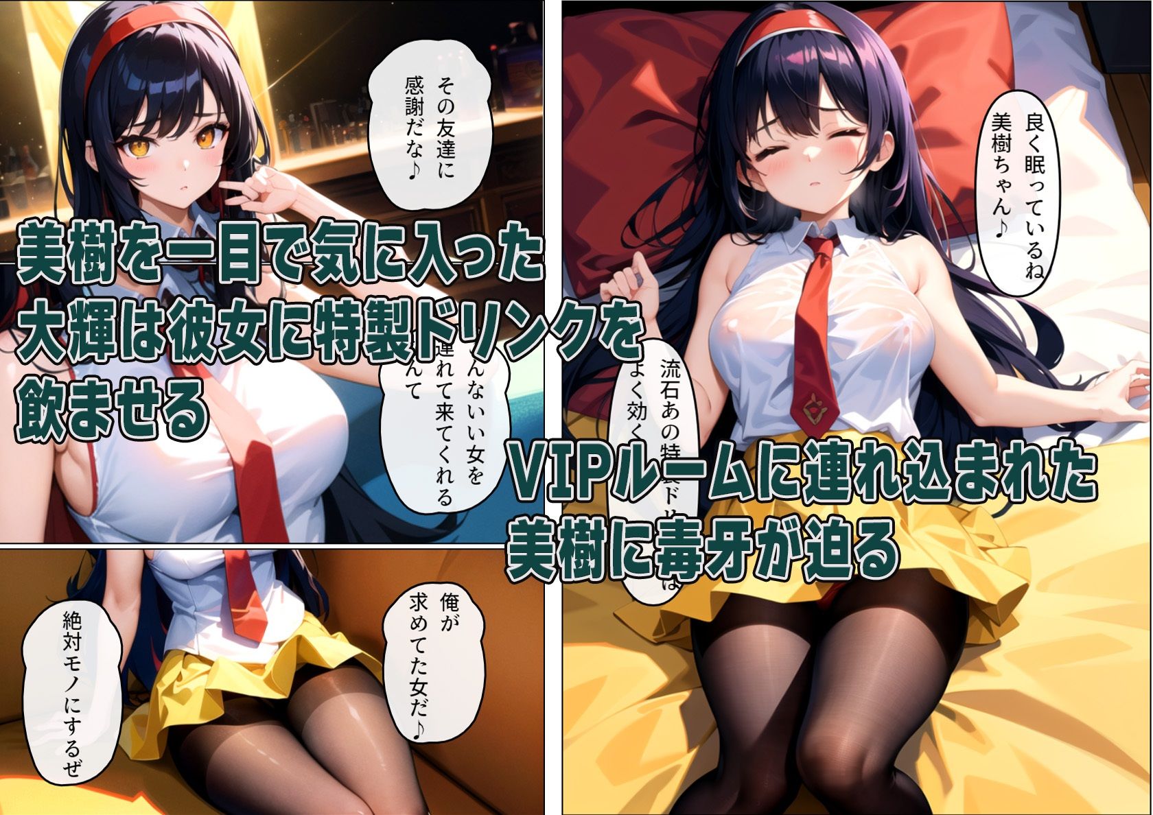 清純彼女がヤリチン男に堕とされる サンプル4ページ目