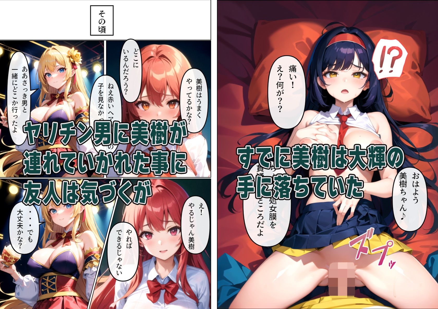 清純彼女がヤリチン男に堕とされる サンプル5ページ目