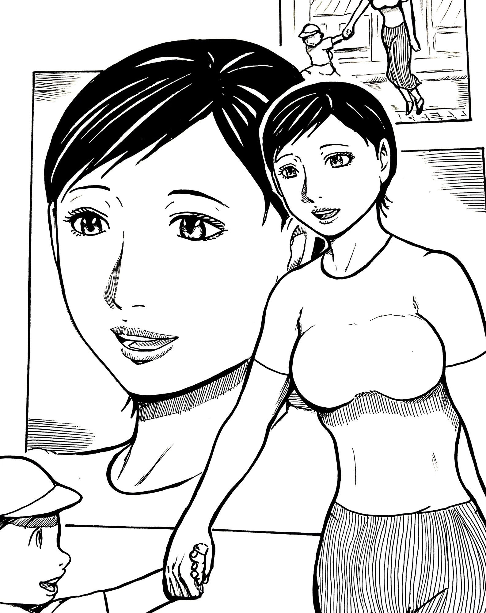 清潔妻 サンプル1ページ目
