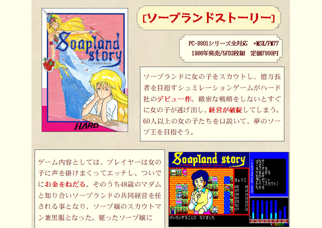 PC8801ハード社パーフェクトガイドブック サンプル1ページ目