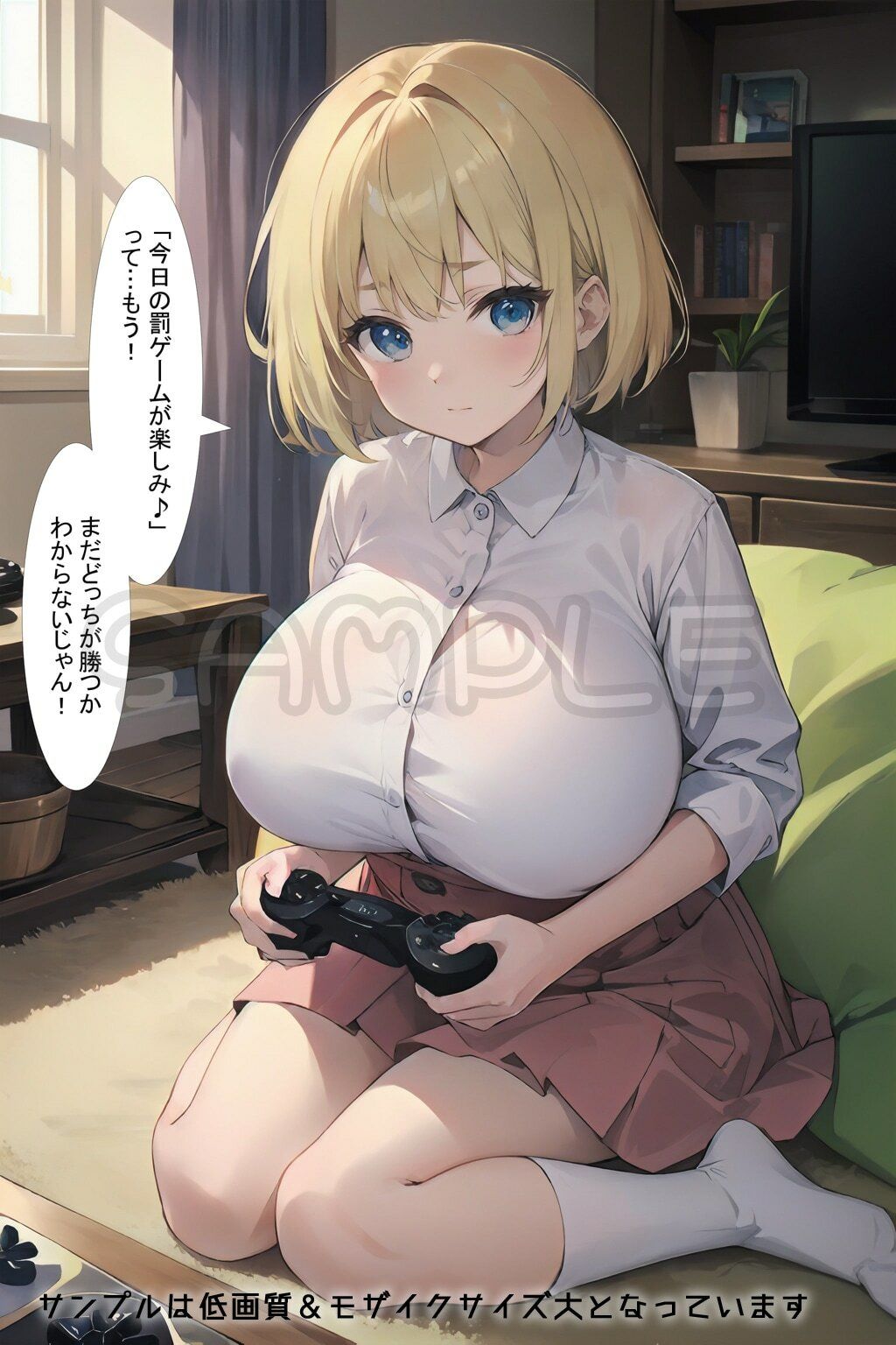 ゲーマー彼女と仁義なき戦い 2コマで決着！罰ゲームを賭けた即オチ対決勃発！ サンプル9ページ目