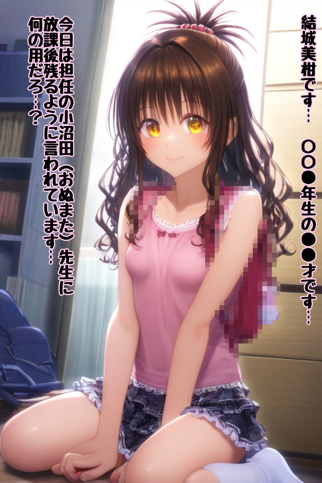 未完成な美柑と担任のせんせい 〜えっちな絵本シリーズ結城美柑編〜 サンプル5ページ目