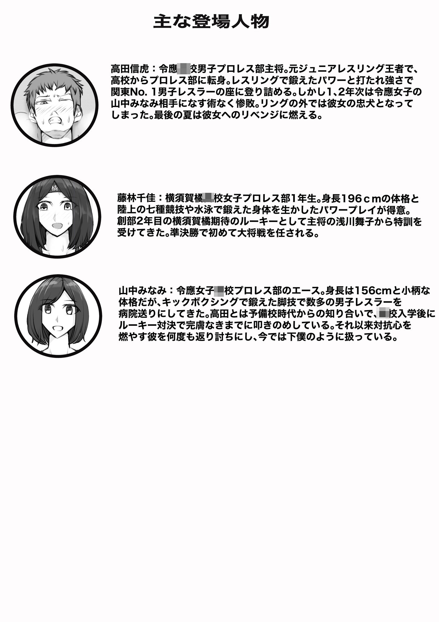 堕ちた男子、絶望のリング サンプル1ページ目