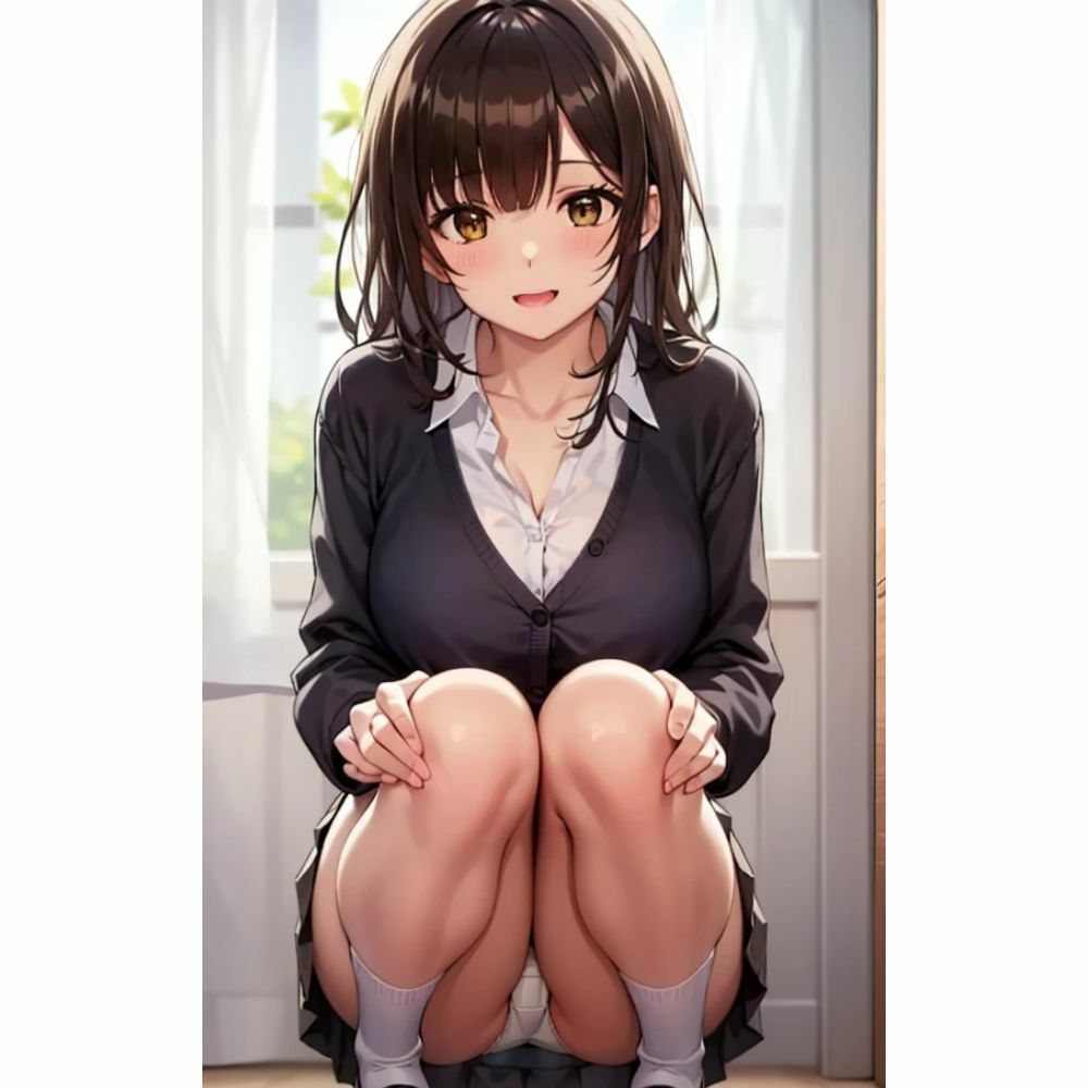 しゃがみパンチラ サンプル4ページ目