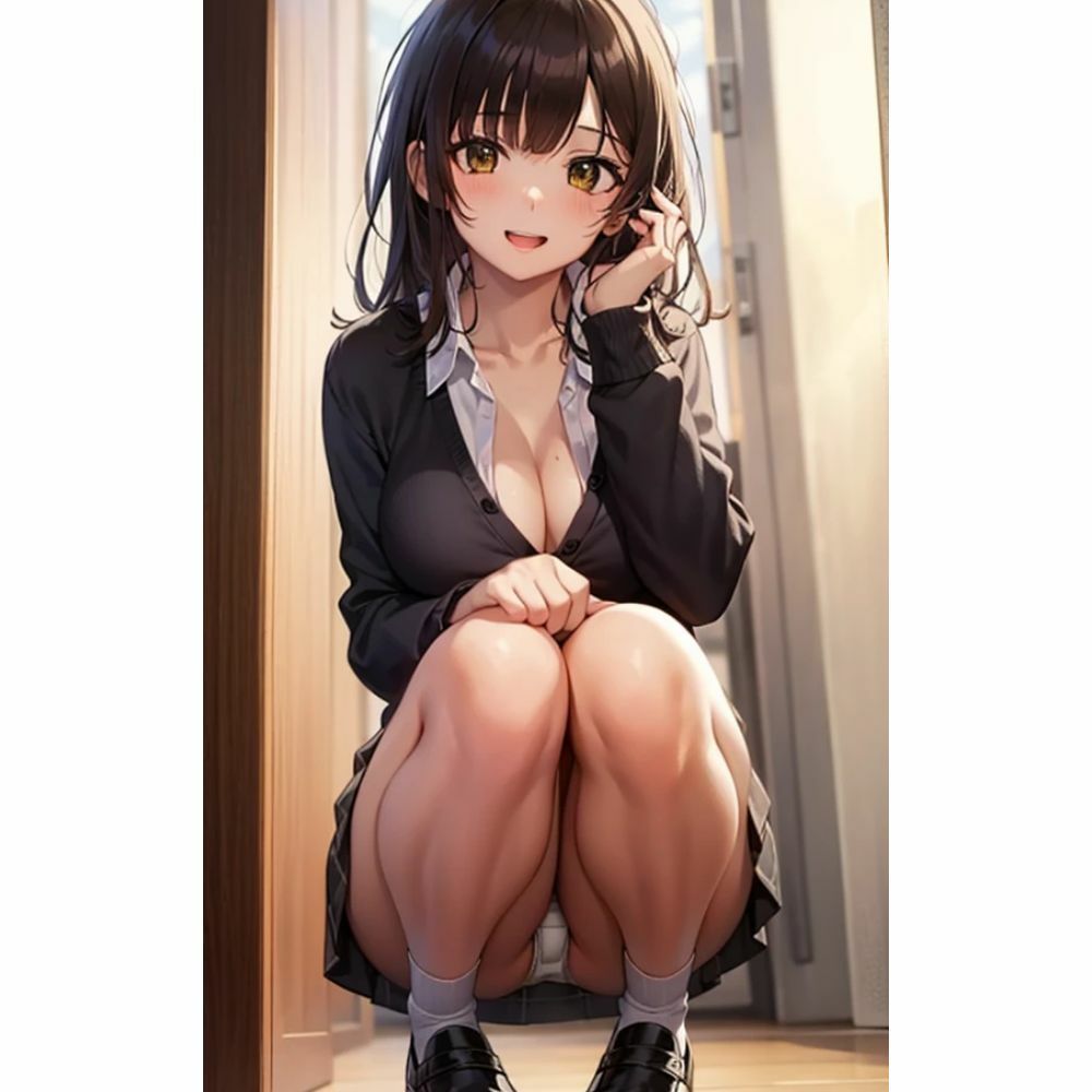 しゃがみパンチラ サンプル6ページ目