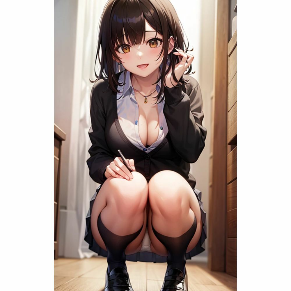 しゃがみパンチラ サンプル7ページ目