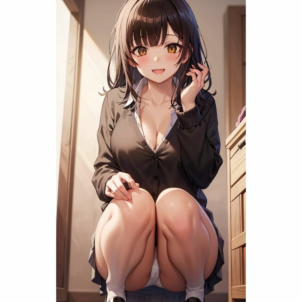 しゃがみパンチラ サンプル8ページ目