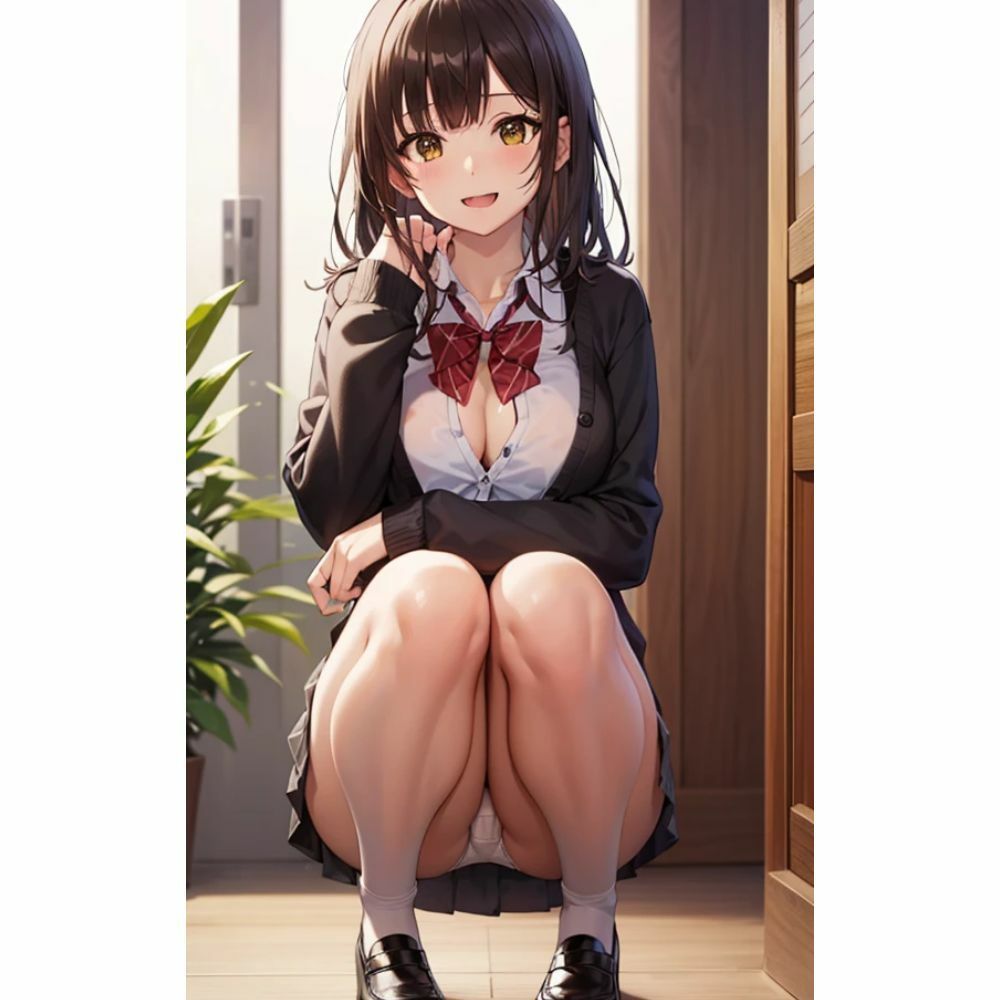 しゃがみパンチラ サンプル9ページ目