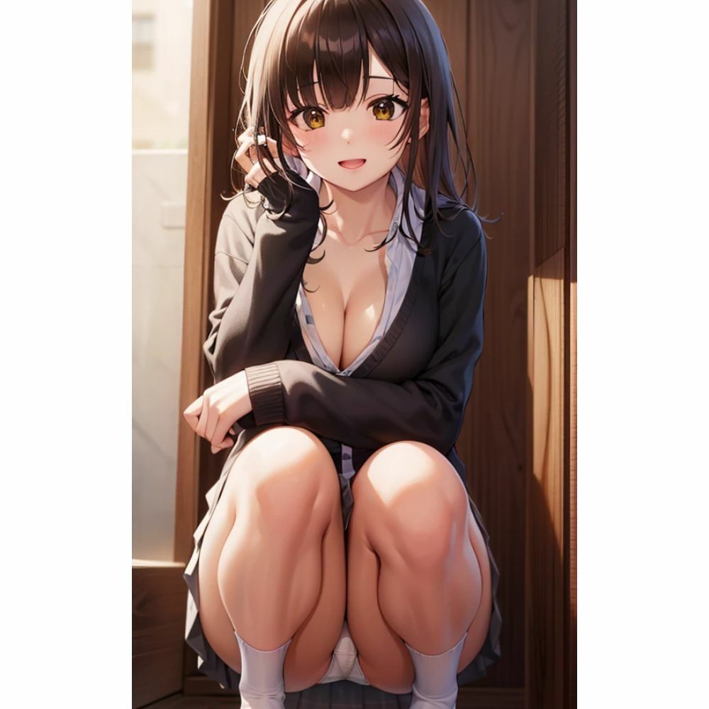 しゃがみパンチラ サンプル10ページ目