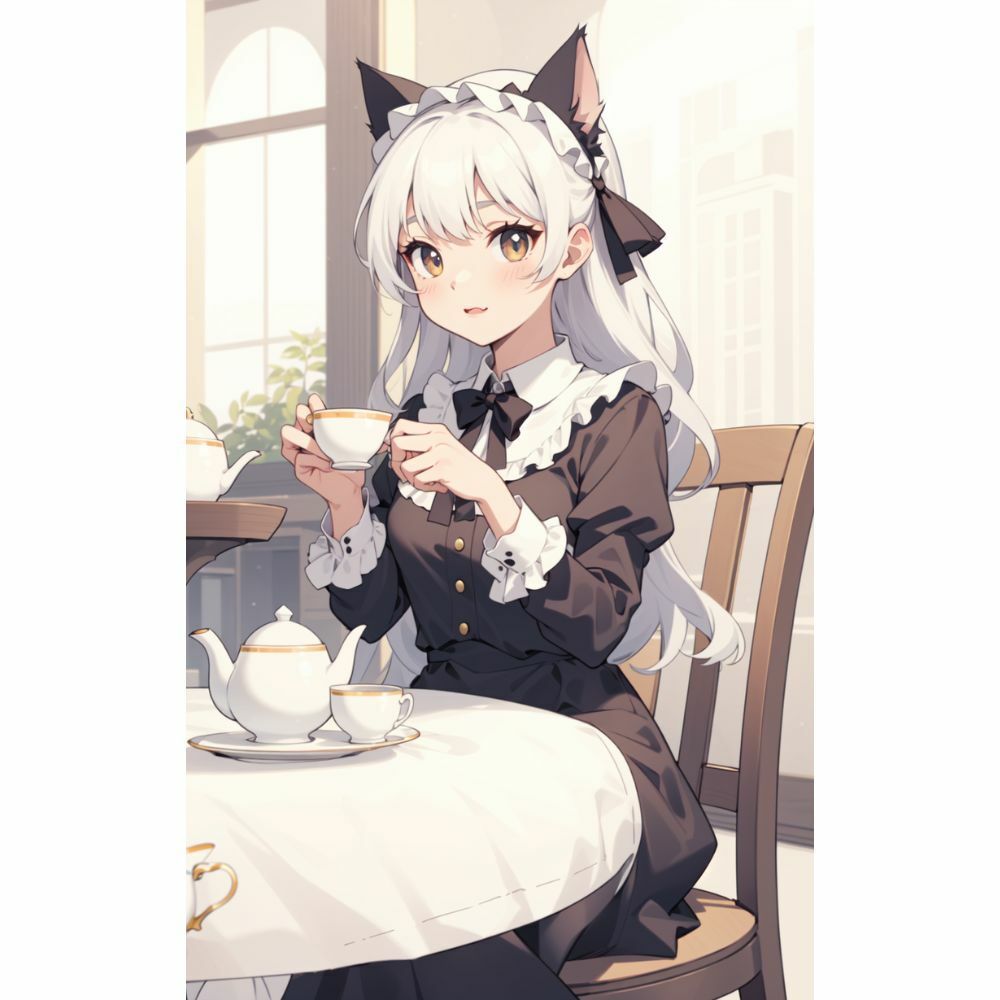 猫耳メイドのティータイム サンプル9ページ目