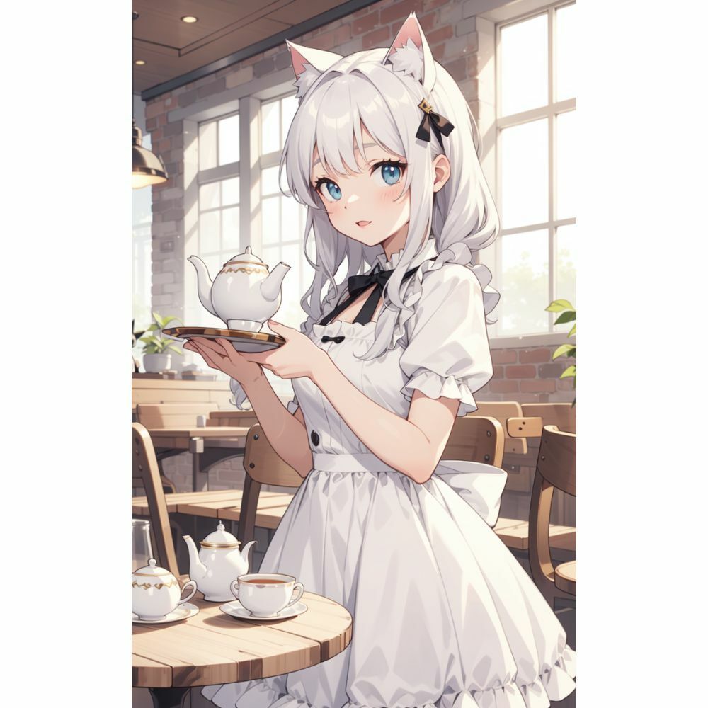 猫耳メイドのティータイム サンプル10ページ目
