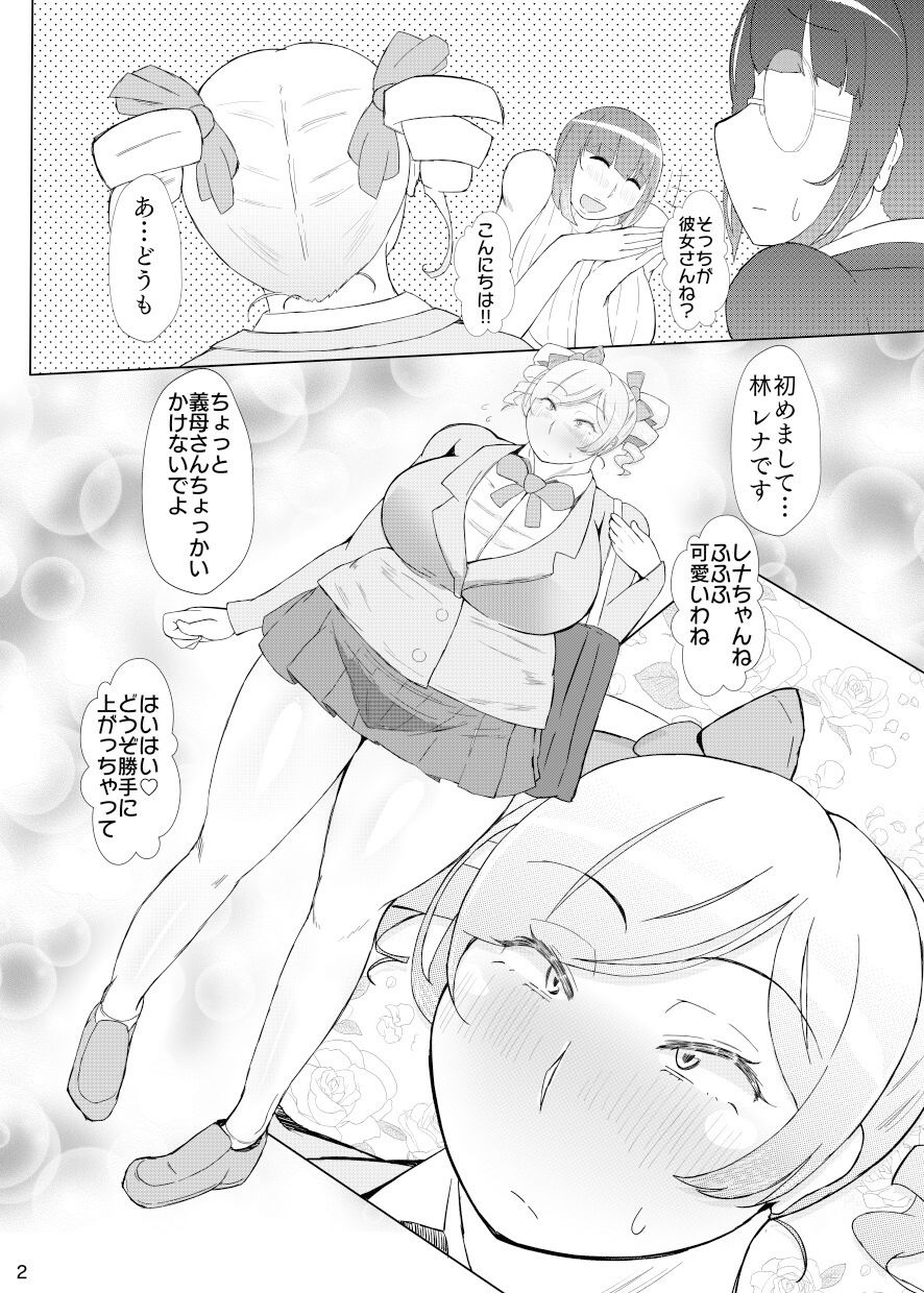 アラフォーシーメールとデカキンタマ男の娘とドスケベ屁こき女子で3Pする本 サンプル2ページ目