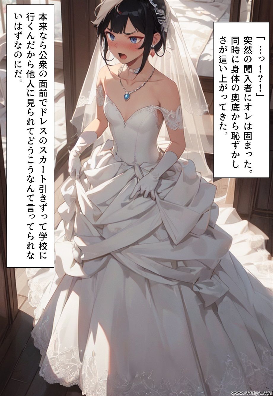 もしもの精 男子の制服が女子の制服に置き換わった女装世界 サンプル9ページ目