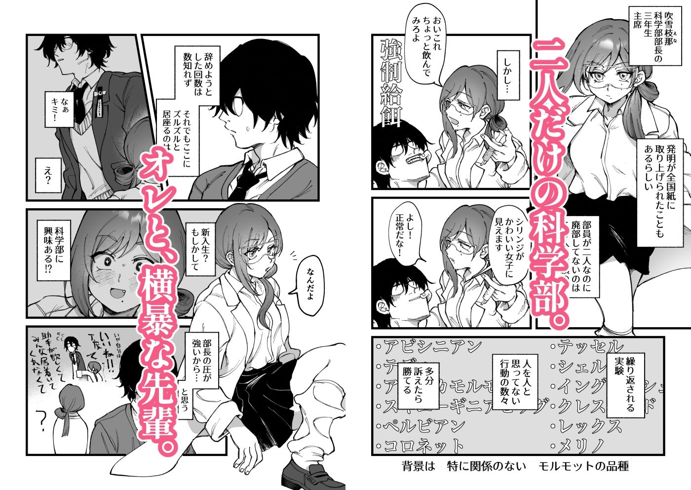 突撃！！媚薬部長〜苦手な先輩にチ●ポカツアゲされなし崩しエッチ〜 サンプル2ページ目