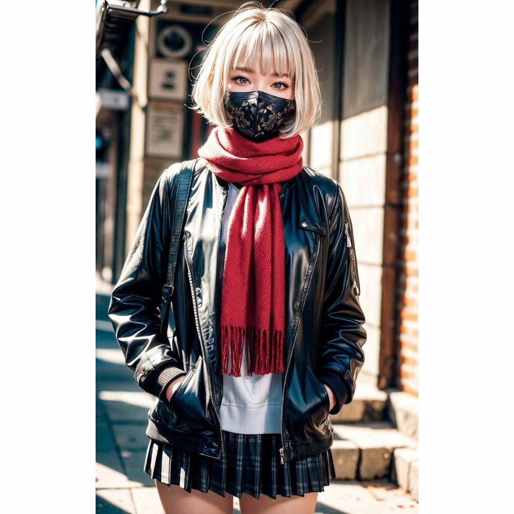 美女と赤いマフラー サンプル3ページ目