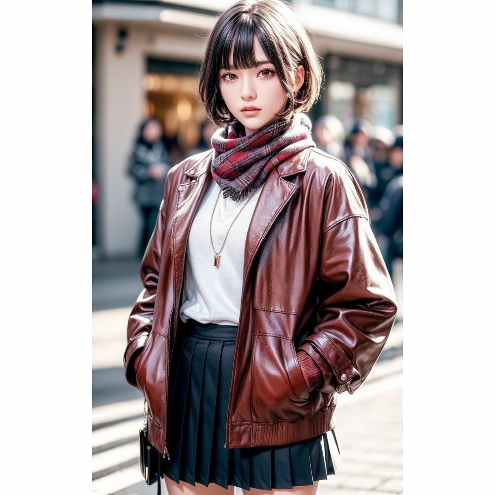 美女と赤いマフラー サンプル5ページ目